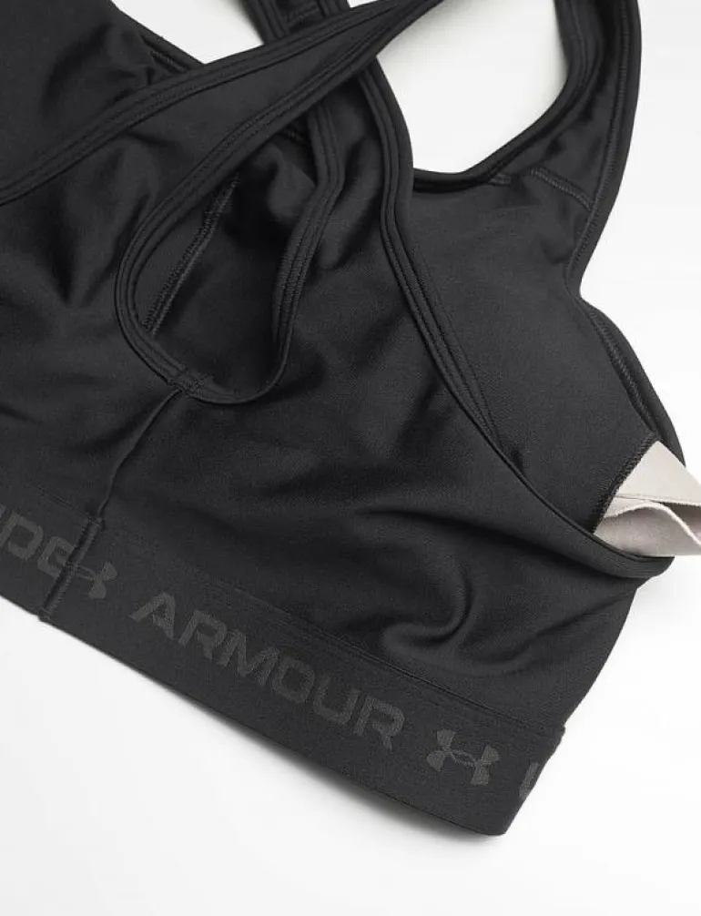 UA Crossback Mid Bra& - Sport BH:ar