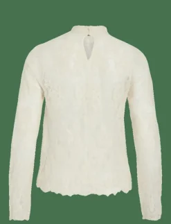 VICARRIE L/S LACE TOP - Långärmade blusar