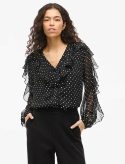 VIHARLEY L/S TOP - Långärmade blusar