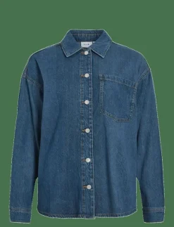 VIKIKI L/S DENIM SHIRT MBD - Jeansskjortor