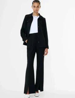 VINNIE TAILORED SLIT TROUSER - Utsvängda byxor