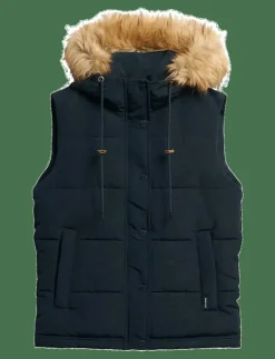 VINTAGE EVEREST FAUX FUR GILET - Vadderade västar