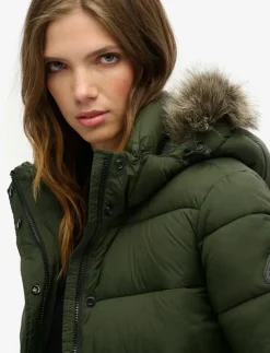 VINTAGE HOODED MID LAYER SHORT - Dunjackor