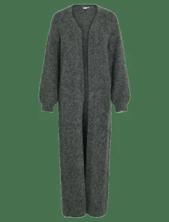 VINYNNI OPEN L/S LONG KNIT CARDIGAN/LN - Koftor