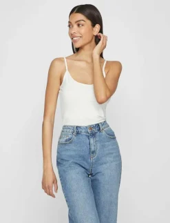 VISURFACE STRAP TOP NEW 2-PACK - Linnen