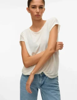 VMAVA PLAIN SS TOP JRS NOOS - T-shirts