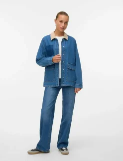 VMENYA LS WORKWEAR JACKET - Jeansjackor
