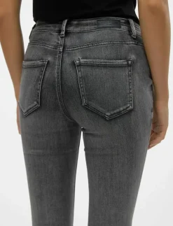 VMFLASH MR FLARED JEANS LI213 GA NOOS - Utsvängda jeans