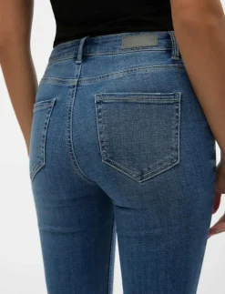VMFLASH MR FLARED JEANS LI347 GA NOOS - Utsvängda jeans