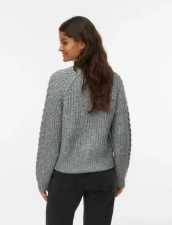 VMJADA LS O-NECK CABLE PULLOVER - Stickat