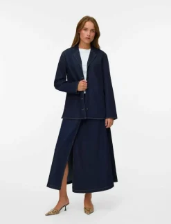 VMKANIKA LS DENIM BLAZER SHIRT SI352 - Jeansskjortor