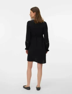 VMMALVA LACE LS SHORT DRESS WVN GA - Korta klänningar