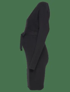 VMMHOLLYREM LS V-NECK DRESS GA NOOS - Midiklänningar