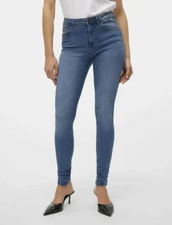 VMTANYA MR S PIPING JEANS VI349 GA NOOS - Skinny Jeans