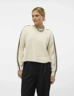 VMZORA LS O-NECK PULLOVER GA - Stickat