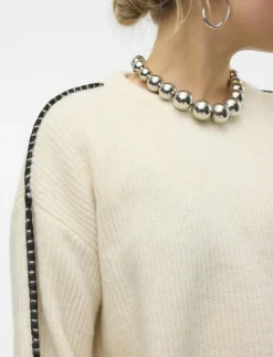 VMZORA LS O-NECK PULLOVER GA - Stickat