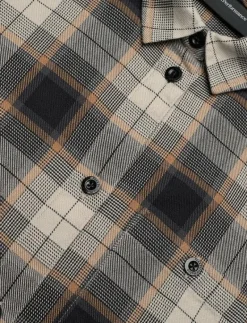 W Cotton Flannel Shirt - Skjortor