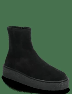 Warm lining - Platta ankelboots
