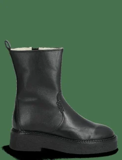 Warm lining - Platta ankelboots