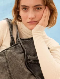 Washed Denima Laurel Bag - Axelremsväskor