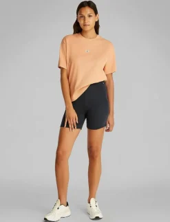 WASHED WOVEN LABEL RIB SHORTS - Cycling shorts