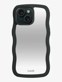 Wavy Case iPhone Black/Mirror - Mobilskal