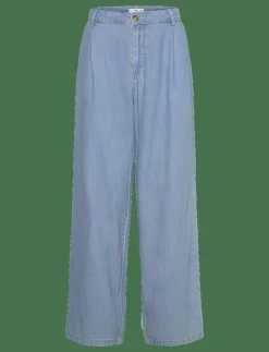 Wide leg lyocell pants with pleats - Vida byxor