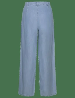 Wide leg lyocell pants with pleats - Vida byxor