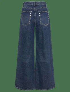 Wide leg studded jeans - Vida byxor