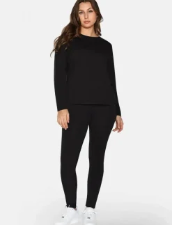 Women Bamboo Long Leggings - Leggings & Tights