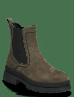 Women Boots - Platta ankelboots