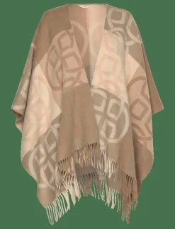 WOOL MONOGRAM PONCHO - Ponchos & capes