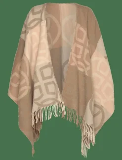 WOOL MONOGRAM PONCHO - Ponchos & capes