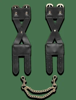 Wristcuffs Cross Straps - Kedjearmband