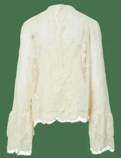 YASARIZONA LS LACE TOP - D2D - Långärmade blusar
