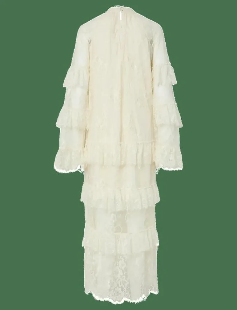 YASARIZONA LS LONG LACE DRESS - D2D - Maxiklänningar