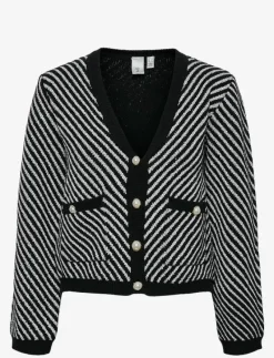 YASCHARLA LS SEQUIN KNIT CARDIGAN - Koftor