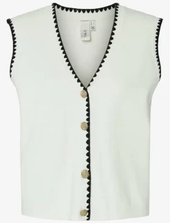 YASCONTRA SL KNIT VEST S. - Stickade västar
