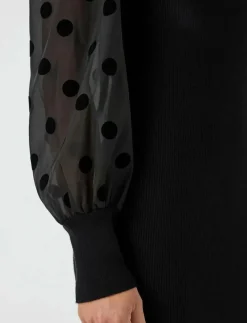 YASDOTME LS KNIT DRESS S. NOOS - Korta klänningar