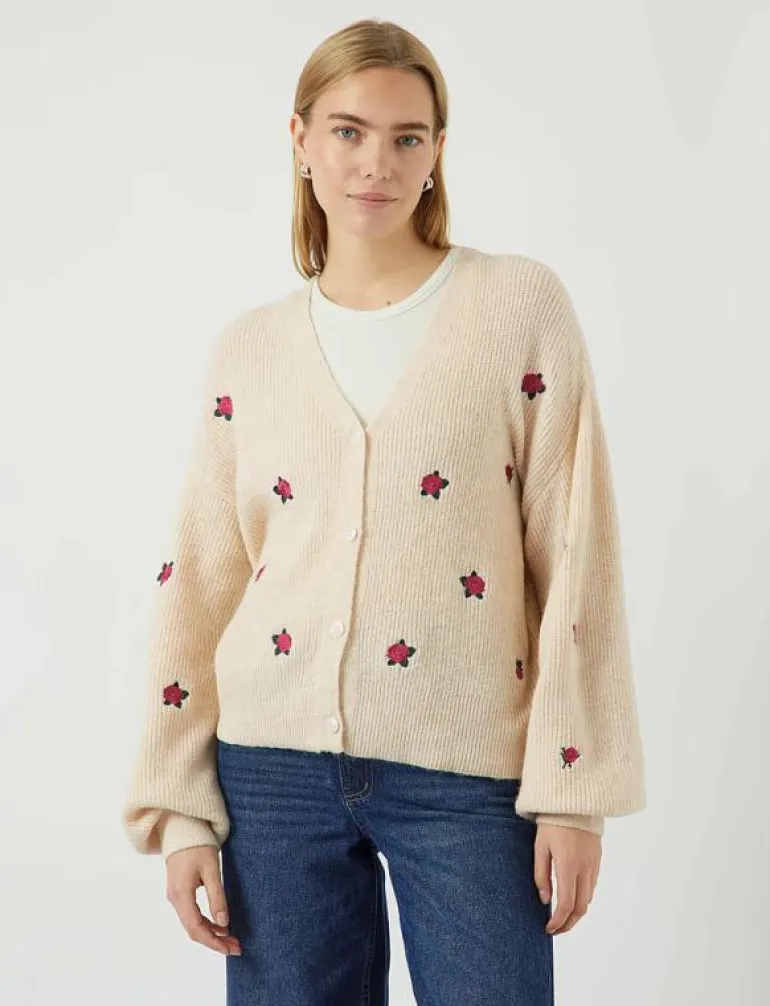 YASFLEUR LS KNIT CARDIGAN S. NOOS - Koftor