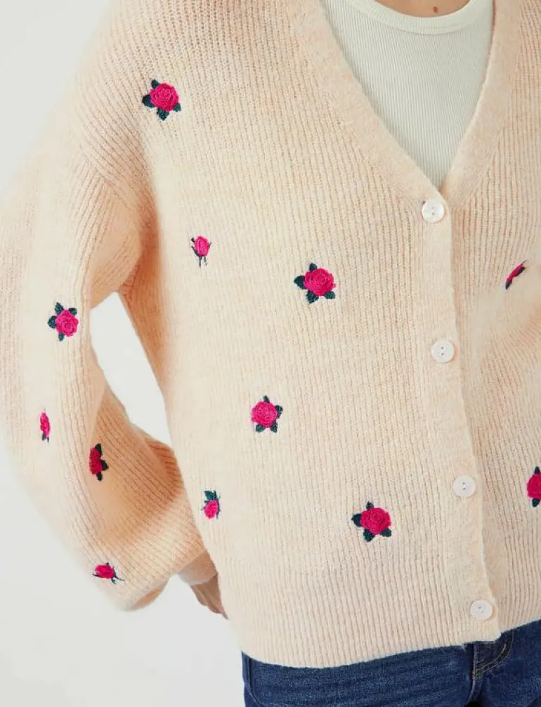 YASFLEUR LS KNIT CARDIGAN S. NOOS - Koftor