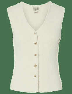 YASGALLY SL KNIT VEST S. - Stickade västar