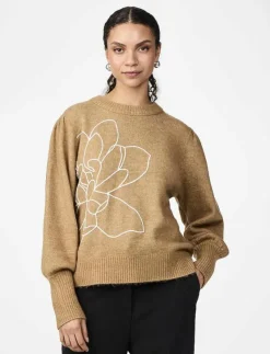 YASJUVA LS KNIT PULLOVER S. - Stickat