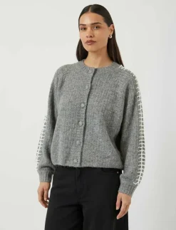 YASOLLY LS KNIT CARDIGAN S. NOOS - Koftor