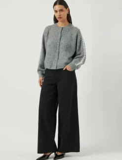 YASOLLY LS KNIT CARDIGAN S. NOOS - Koftor