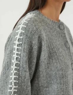 YASOLLY LS KNIT CARDIGAN S. NOOS - Koftor