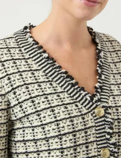 YASRIMO LS KNIT CARDIGAN S. - Koftor