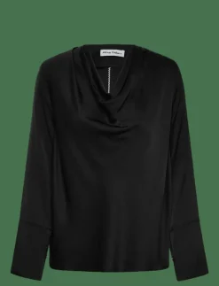 Zia silk blouse - Långärmade blusar