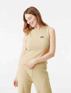 ZIAKY KNIT TANK - Linnen