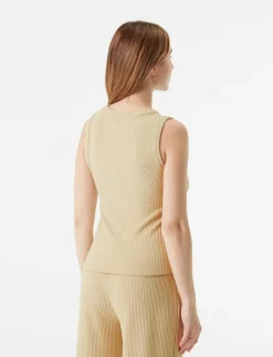 ZIAKY KNIT TANK - Linnen